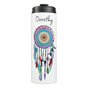 Personalisierter Dreamcatcher Thermosbecher