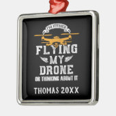 Personalisierter Drohnenpilot, Multirotor-Quadcopt Ornament Aus Metall (Links)