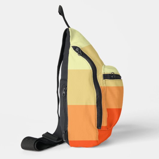 Personalisierter Druckknopfbeutel Crossbody Bag (Linke Seite)