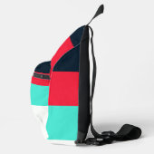 Personalisierter Druckknopfbeutel Crossbody Bag (Rechts)