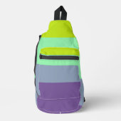 Personalisierter Druckknopfbeutel Crossbody Bag (Vorderseite)