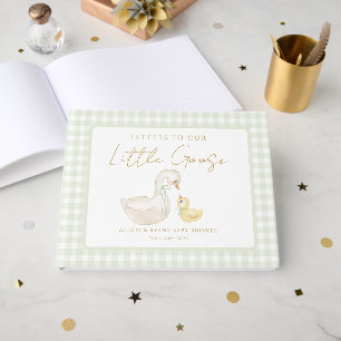 Personalisierter Dummer-Gans-Bär-Baby-Party Gästebuch