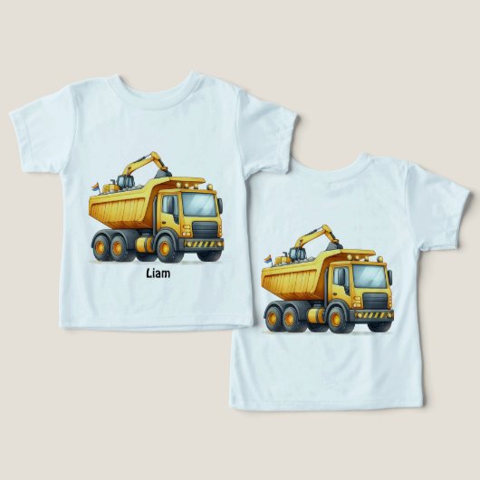Personalisierter Dump Truck (Design Vorderseite & Rückseite)