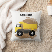 Personalisierter Dump Truck Konstruktionsschlamm Kissen (Decke)