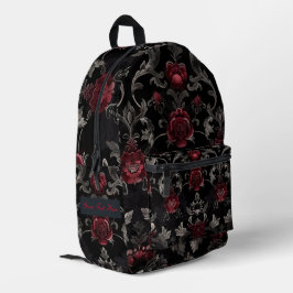 Personalisierter, dunkler Garten gedruckter Rucksa Bedruckter Rucksack