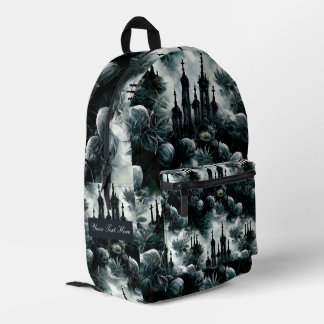 Personalisierter, dunkler Garten gedruckter Rucksa Bedruckter Rucksack