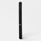 Personalisierter, dünner Silber-Line-Korrektur-Off Case-Mate iPhone Hülle (Hinten/Links)