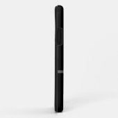 Personalisierter, dünner Silber-Line-Korrektur-Off Case-Mate iPhone Hülle (Hinten/Rechts)