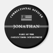 Personalisierter, dünner Silber-Line-Korrektur-Off Magnet (Vorne)