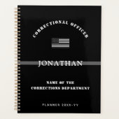 Personalisierter, dünner Silber-Line-Korrektur-Off Planer (Vorderseite)