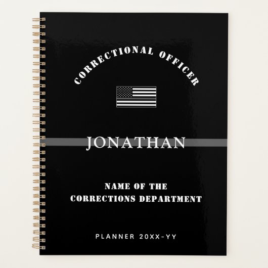 Personalisierter, dünner Silber-Line-Korrektur-Off Planer (Vorderseite)