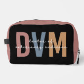 Personalisierter DVM Arzt für Tiermedizin Waschbeutel (Vorderseite)