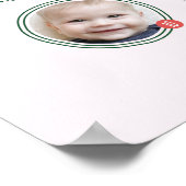 Personalisierter E-Name im ersten Jahr Collage Kee Poster (Ecke)