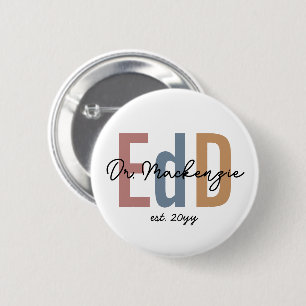 Personalisierter EdD-Doktor des Abschlusses Bildun Button