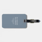 Personalisierter EdD-Doktor des Abschlusses Bildun Gepäckanhänger (Rückseite horizontal)