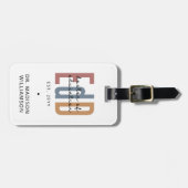 Personalisierter EdD-Doktor des Abschlusses Bildun Gepäckanhänger (Vorderseite horizontal)