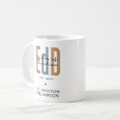 Personalisierter EdD-Doktor des Abschlusses Bildun Kaffeetasse (Vorderseite Links)