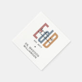 Personalisierter EdD-Doktor des Abschlusses Bildun Serviette (Ecke)