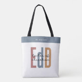 Personalisierter EdD-Doktor des Abschlusses Bildun Tasche (Rückseite)