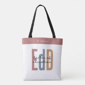Personalisierter EdD-Doktor des Abschlusses Bildun Tasche (Rückseite)