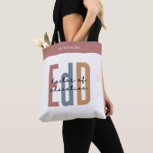 Personalisierter EdD-Doktor des Abschlusses Bildun Tasche (Von Nahem)