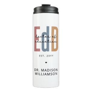 Personalisierter EdD-Doktor des Abschlusses Bildun Thermosbecher