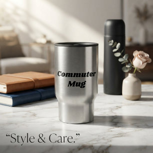 Personalisierter Edelstahl-Reisemug-Design Reisebecher