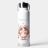 Personalisierter Edelstahl, Truthahn kochen Trinkflasche (Vorderseite)