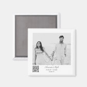 Personalisierter editierbarer Save-the-Date-Magnet Magnet (Vorderseite/Rückseite)