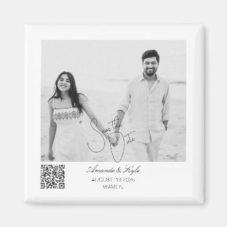Personalisierter editierbarer Save-the-Date-Magnet Magnet