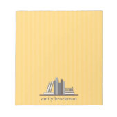 Personalisierter Editor der Bibliothek Notizblock (Vorderseite)