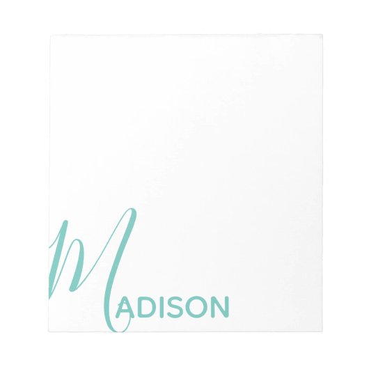 Personalisierter Editor für beliebiges Farbskript Notizblock (Vorderseite)