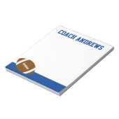 Personalisierter Editor für Farbfußball Notizblock (Rotiert)