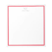 Personalisierter Editor für klassische Grenzen Notizblock (Vorderseite)