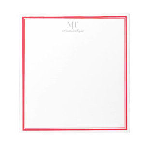 Personalisierter Editor für klassische Grenzen Notizblock