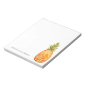Personalisierter Editor für tropische Ananas Notizblock (Rotiert)