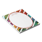 Personalisierter Editor für tropisches Thema Notizblock (angewinkelt)