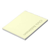 Personalisierter Editor grün Notizblock (Rotiert)