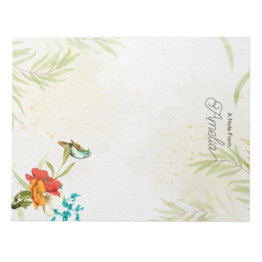 Personalisierter Editor Notizblock (Vorderseite)