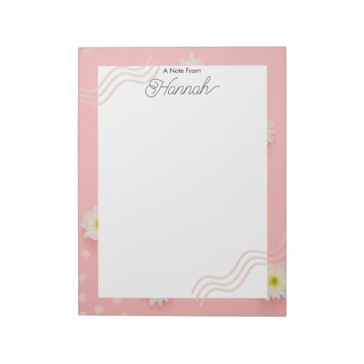 Personalisierter Editor Notizblock (Rotiert)