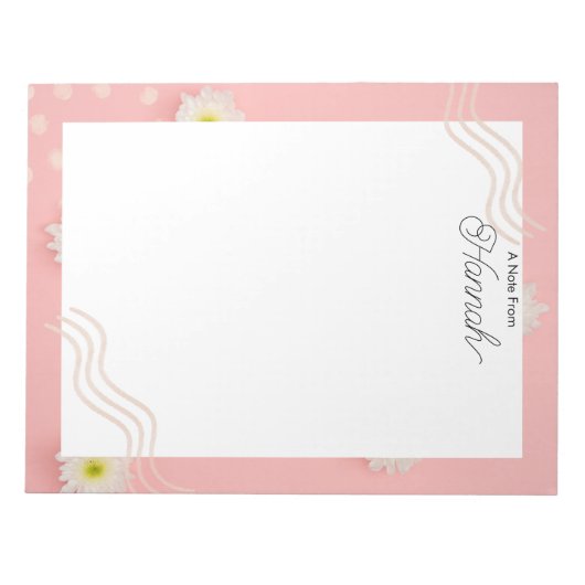 Personalisierter Editor Notizblock (Vorderseite)