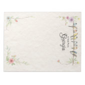 Personalisierter Editor Notizblock (Vorderseite)