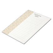 Personalisierter Editor Notizblock (angewinkelt)