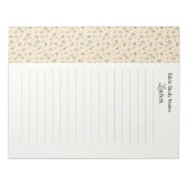 Personalisierter Editor Notizblock (Vorderseite)