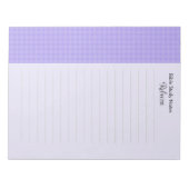 Personalisierter Editor Notizblock (Vorderseite)