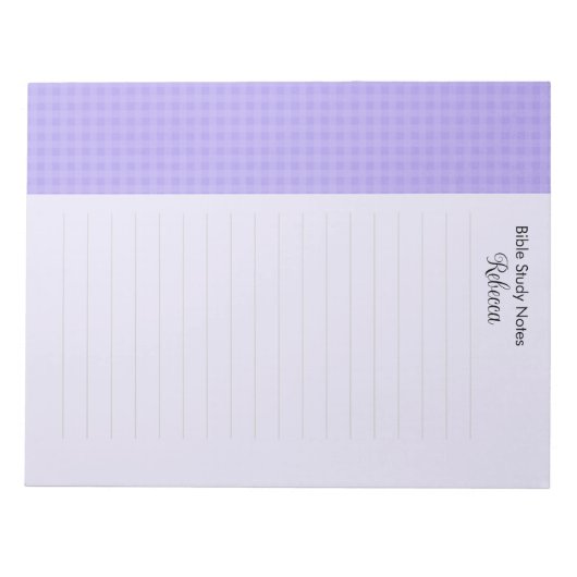 Personalisierter Editor Notizblock (Vorderseite)