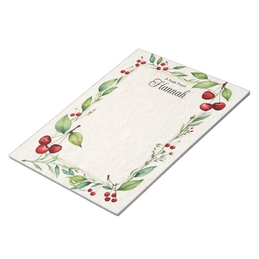 Personalisierter Editor Notizblock (angewinkelt)