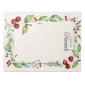 Personalisierter Editor Notizblock (Vorderseite)