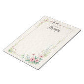 Personalisierter Editor Notizblock (angewinkelt)