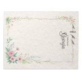 Personalisierter Editor Notizblock (Vorderseite)